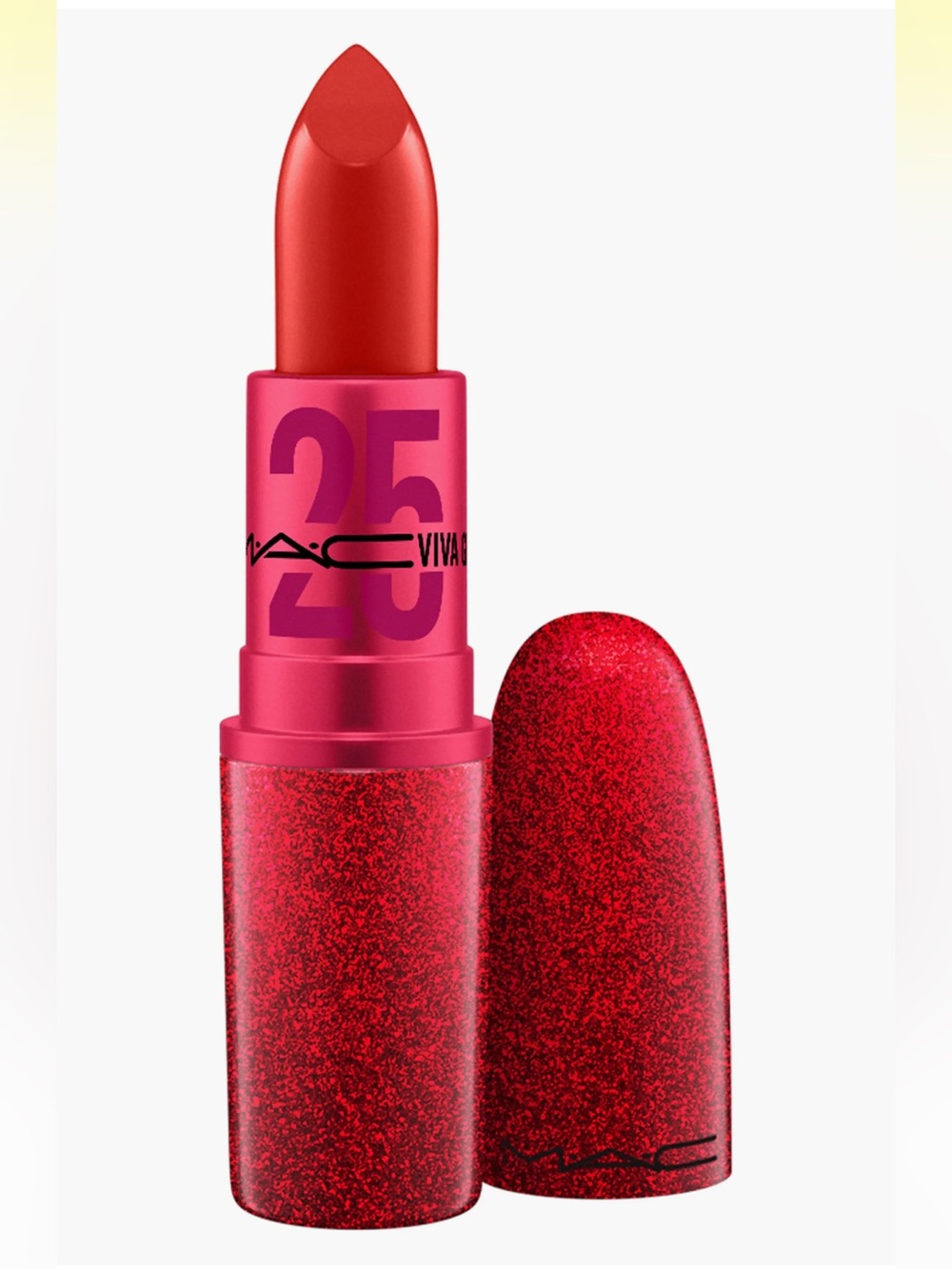 RARE NEW IN BOX MAC Cosmetics 25 years Viva I Glam Red Matte Lipstick